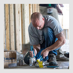 Installing gas piping